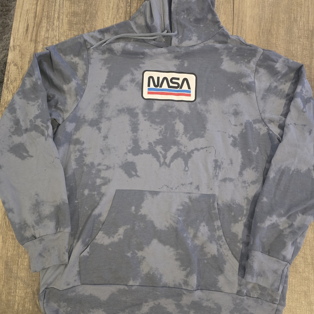 MAD Engine Blue Tie-Dye NASA Hoodie